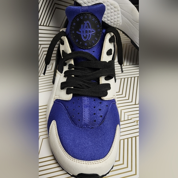 NIKE AIR HUARACHE RUN PERSIAN VIOLET RUNNING SHOES RARE NEW AT4254-100 size 9 - Picture 2 of 13